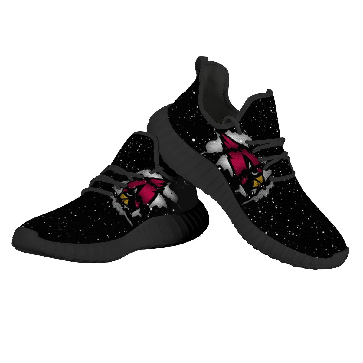 Women's Arizona Cardinals Mesh Knit Sneakers/Shoes 004